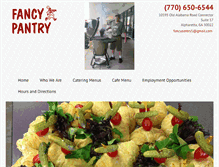 Tablet Screenshot of fancypantry.com